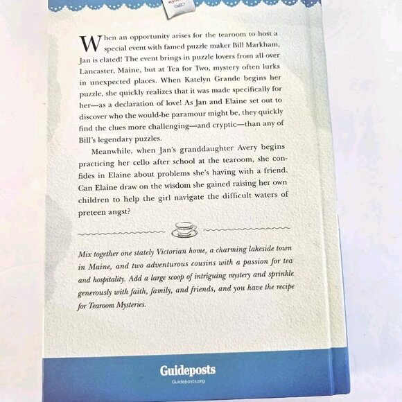 Tearoom Mysteries Books # 3 To a Tea & 4 Crosswords& Chamomile Guideposts - Picture 6 of 10